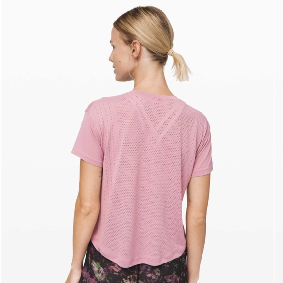 Lululemon Train to Be Short Sleeve - Pink - Size S - Picture 3 of 7